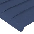 Tête de lit avec oreilles Bleu 147x16x78/88 cm Tissu
