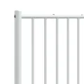 Tête de lit métal blanc 160 cm