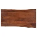 Table basse avec bord naturel 115x60x40 cm Bois d'acacia massif