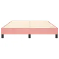 cadre de lit Rose 140x200 cm Velours
