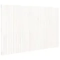 Tête de lit murale Blanc 185x3x110 cm Bois massif de pin