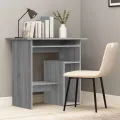 Bureau Sonoma gris 80x45x74 cm Bois d'ingénierie
