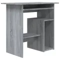 Bureau Sonoma gris 80x45x74 cm Bois d'ingénierie