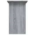 Bureau Sonoma gris 80x45x74 cm Bois d'ingénierie