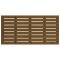 Tête de lit murale Marron miel 126x3x63 cm Bois massif de pin