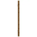 Tête de lit murale Marron miel 126x3x63 cm Bois massif de pin