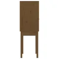 Buffet haut Marron miel 60x40x120 cm Bois massif de pin