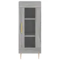 Buffet Sonoma gris 34,5x34x90 cm Bois d'ingénierie