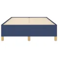 Cadre de lit Bleu 120 x 200 cm Tissu