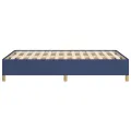 Cadre de lit Bleu 120 x 200 cm Tissu