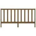 Tête de lit Marron miel 206x4x100 cm Bois massif de pin