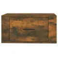 Tables de chevet murales 2 pcs Chêne fumé 50x36x25 cm