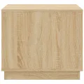 Table basse chêne sonoma 51x50x44 cm bois d'ingénierie