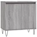Armoire de bain sonoma gris 58x33x60 cm bois d'ingénierie
