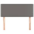 Tête de lit Gris 80x5x78/88 cm Similicuir