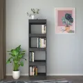Bibliothèque/Séparateur de pièce Gris 40x35x135 cm Pin massif