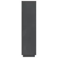 Bibliothèque/Séparateur de pièce Gris 40x35x135 cm Pin massif