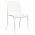 Chaises de jardin lot de 2 blanc 50x46x80 cm polypropylène