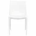 Chaises de jardin lot de 2 blanc 50x46x80 cm polypropylène