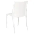 Chaises de jardin lot de 2 blanc 50x46x80 cm polypropylène