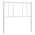Tête de lit métal blanc 80 cm