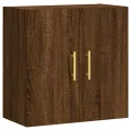 Armoire murale chêne marron 60x31x60 cm bois d'ingénierie
