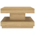 Table basse Marron clair 60x60x35 cm MDF