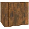 Tables de chevet 2 pcs Chêne fumé 50x39x47 cm