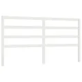 Tête de lit Blanc 206x4x100 cm Bois massif de pin