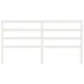 Tête de lit Blanc 206x4x100 cm Bois massif de pin
