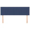 Têtes de lit 2 pcs Bleu 72x5x78/88 cm Tissu