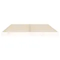 Cadre de lit blanc 140x190 cm bois de pin massif