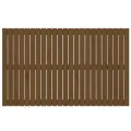 Tête de lit murale Marron miel 147x3x90 cm Bois massif de pin
