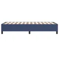 cadre de lit Bleu 100x200 cm Tissu