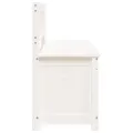 Banc Blanc 110x41x76,5 cm Bois de pin massif