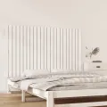 Tête de lit murale Blanc 147x3x90 cm Bois massif de pin