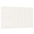 Tête de lit murale Blanc 147x3x90 cm Bois massif de pin
