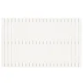 Tête de lit murale Blanc 147x3x90 cm Bois massif de pin