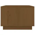 Table basse Marron miel 80x50x35 cm Bois massif de pin
