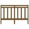 Tête de lit Marron miel 156x4x100 cm Bois massif de pin