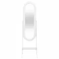 Miroir sur pied blanc 45,5x47,5x160 cm bois d'ingénierie