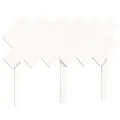 Cadre de lit avec tête de lit blanc 120x200 cm bois massif