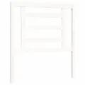 Cadre de lit et tête de lit blanc 100x200 cm bois massif