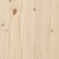 Cadre de lit avec tête de lit petit simple bois massif