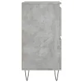 Buffets 3 pcs gris béton bois d'ingénierie