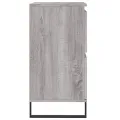 Buffets 2 pcs sonoma gris bois d'ingénierie