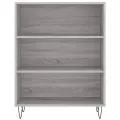 Buffet sonoma gris 69,5x32,5x180 cm bois d'ingénierie