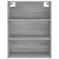 Buffet sonoma gris 69,5x32,5x180 cm bois d'ingénierie