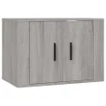 Ensemble de meubles TV 3 pcs Sonoma gris Bois d'ingénierie