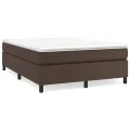 cadre de lit avec matelas Marron 180x200 cm